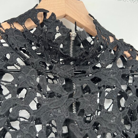 Lace Dress Floor-Length Lace-Up Asymmetrical Maxi Dress Elegant Long Dress Plus - Picture 3 of 13